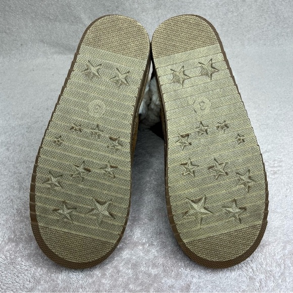 Pescool Faux Suede/Fur Boots Ankle Buckle Booties-Brown-Youth 3-Winter-Cozy-Warm - Picture 10 of 10